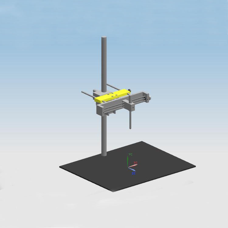 滑轨探头试验平台