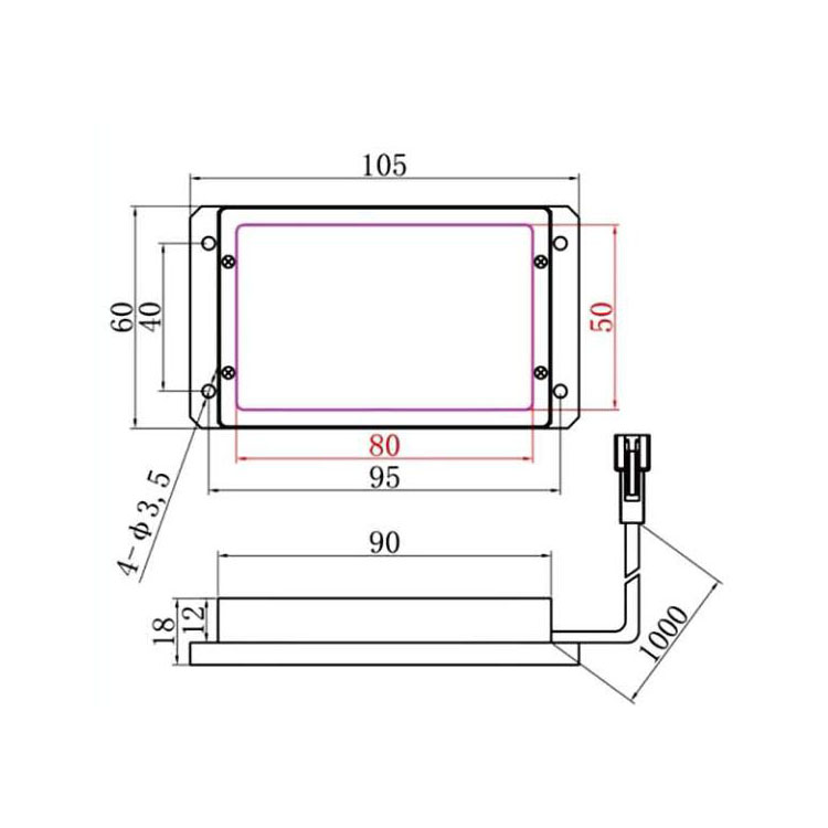 FH-BL8050面光源尺寸