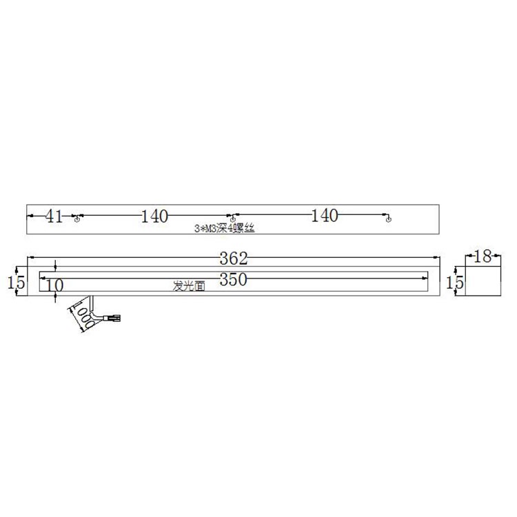 FH-BL35010条形光源