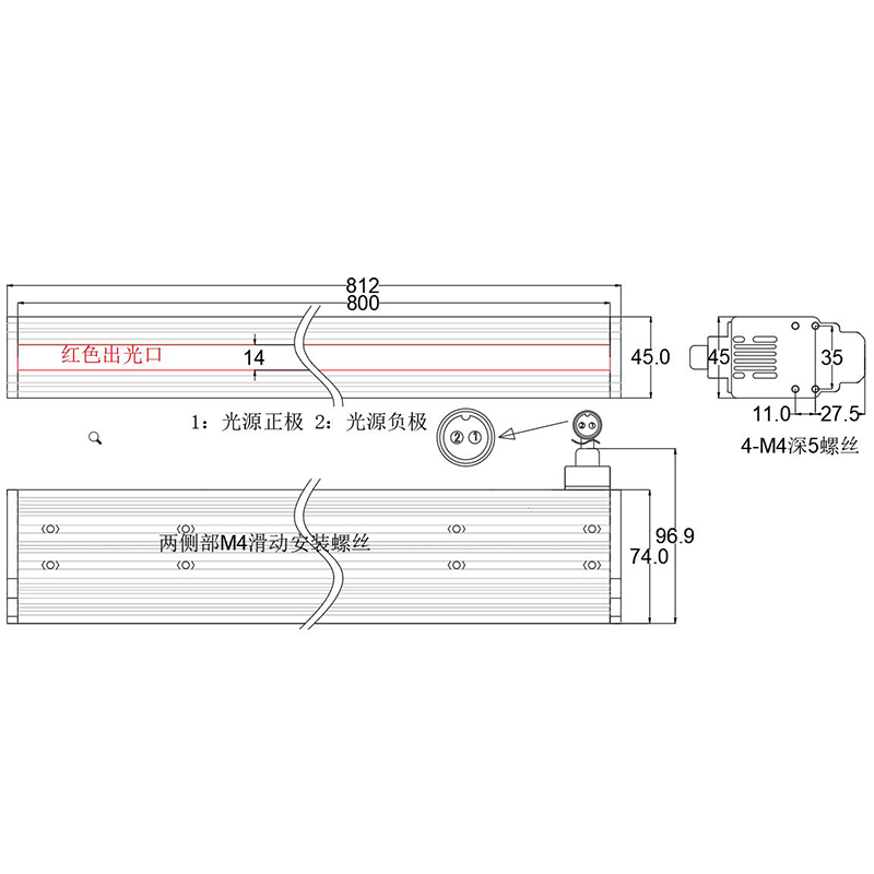 线扫相机光源