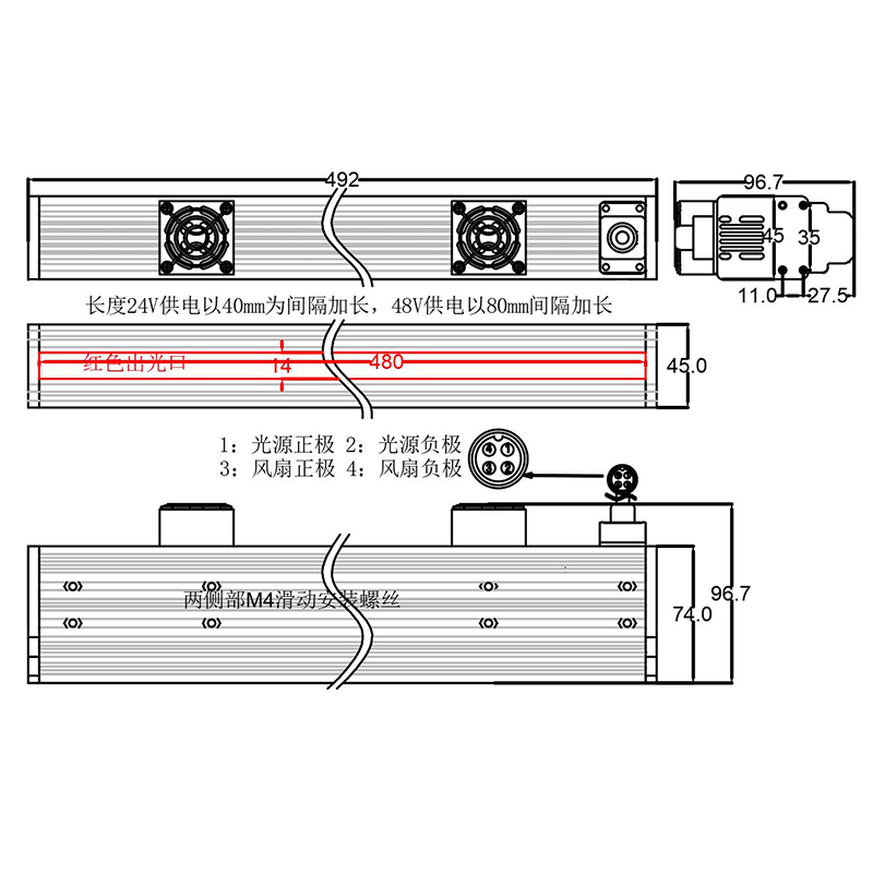  FH-LINE480H高亮线光源